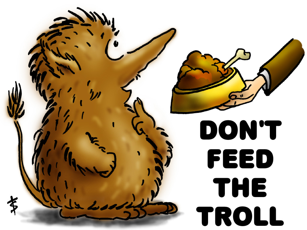 Don't feed the (writer) troll! | Patataridens